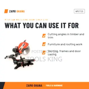 Miter Saw NRG Sliding 1600W 12Inch Slide - NMS7120