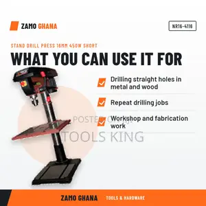 Stand Drill Press 16Mm 450W Short - NR16-4116