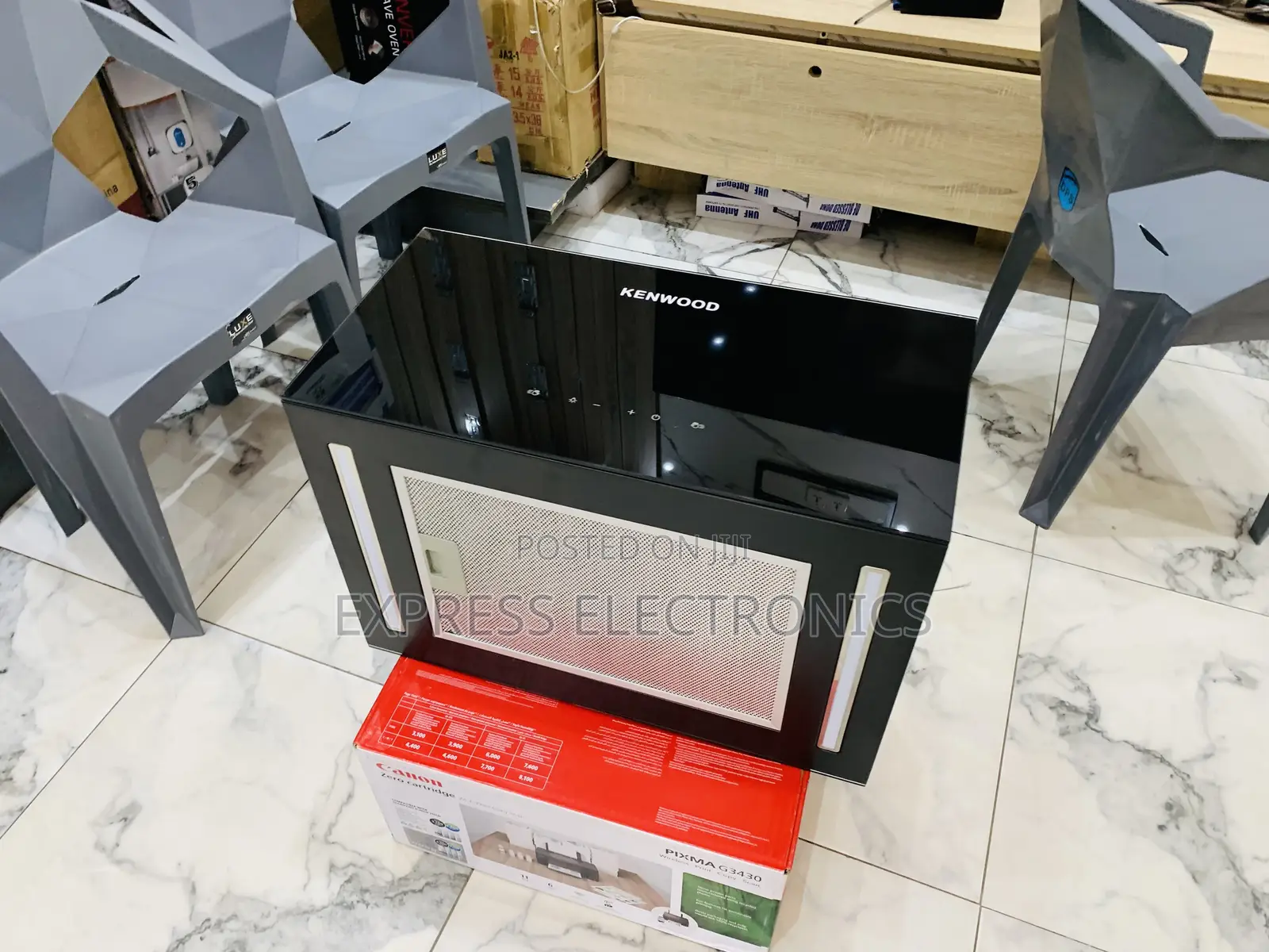 Zealous Sleek Kenwood Hood Range Extractor 60Cm Black B