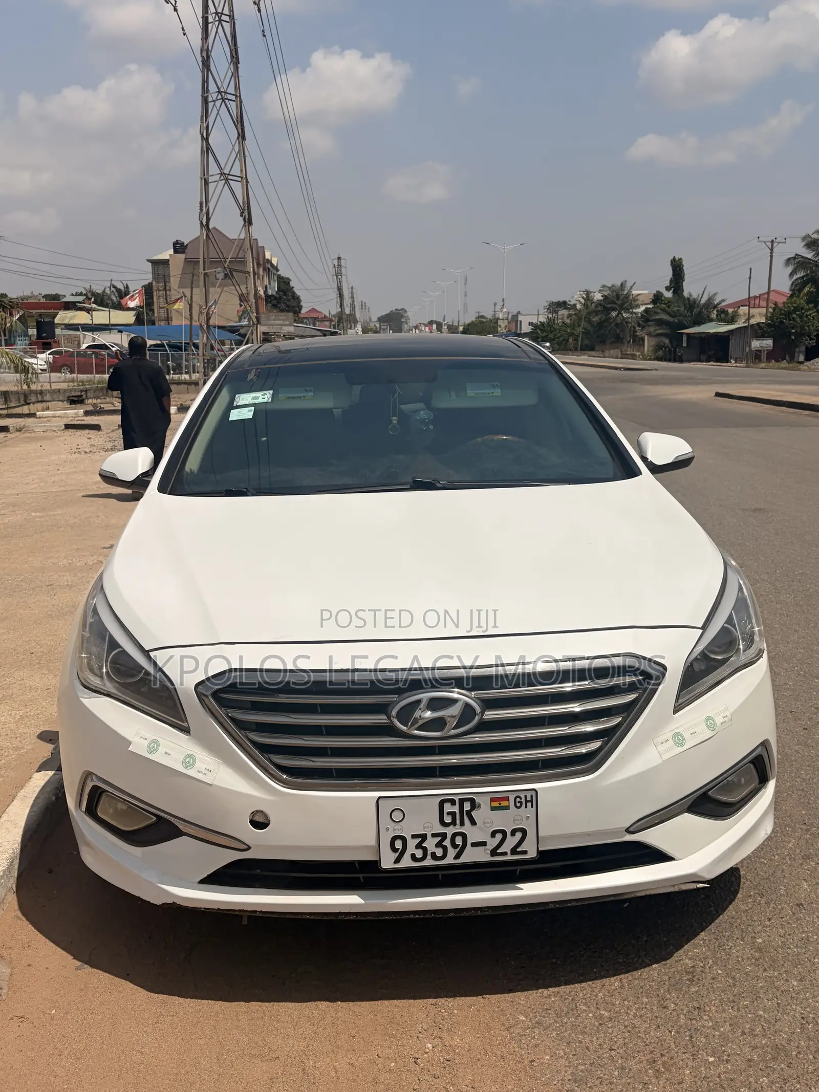 Hyundai Sonata Limited 2.0T 4dr Sedan (2.0L 4cyl Turbo 6A) 2015 White