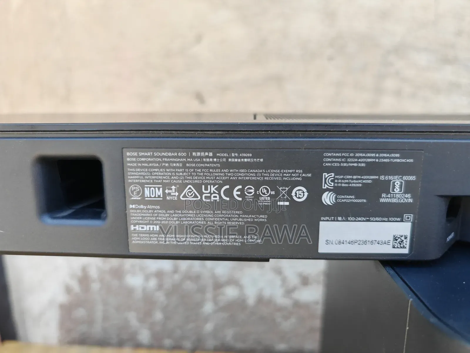 Bose Soundbar 600 With Base Module 500