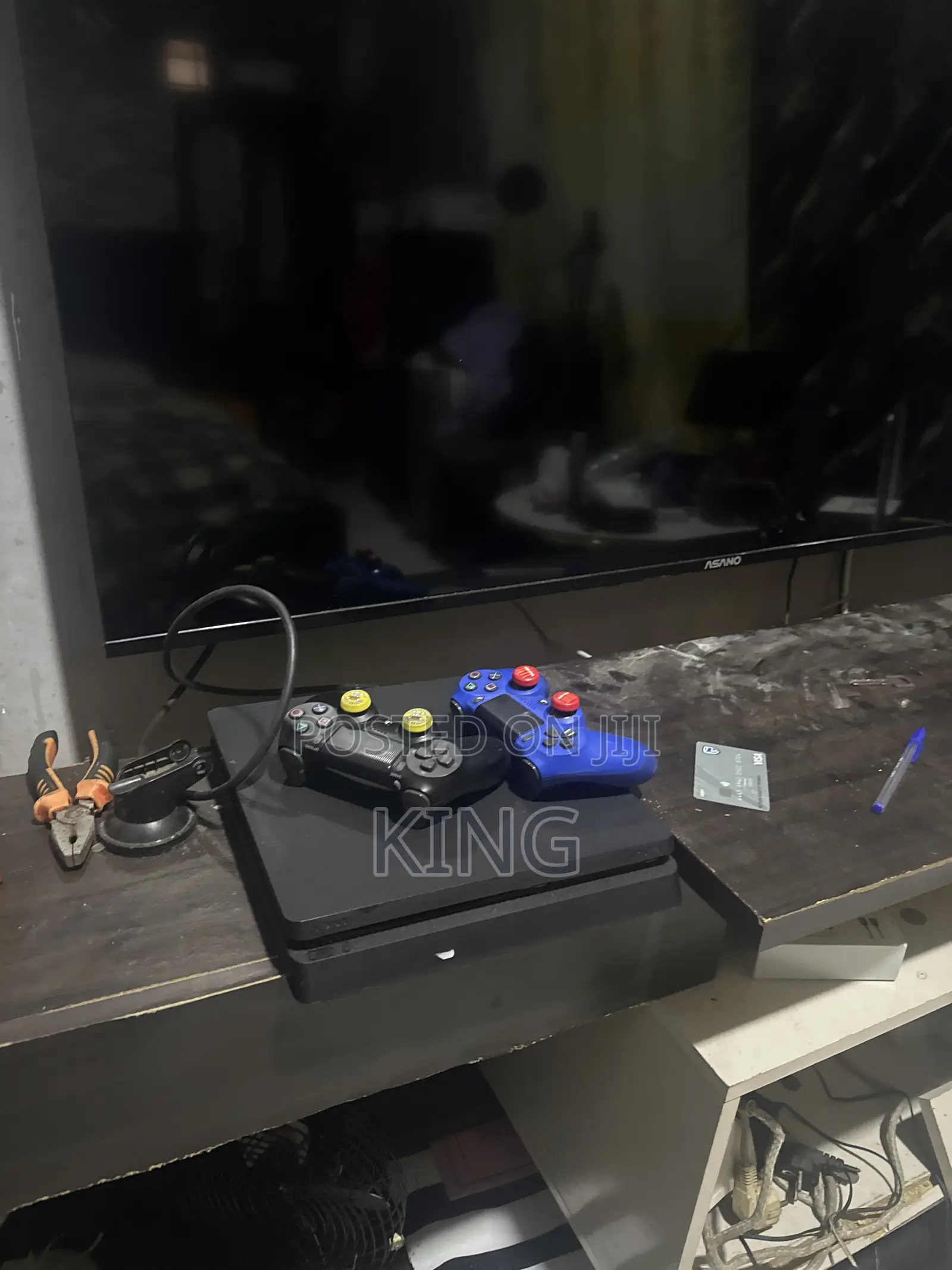 PS4 Slim With Two Controllers