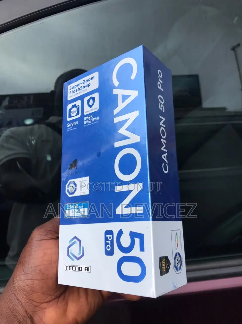 New Tecno Camon 50 Pro 256 GB Black