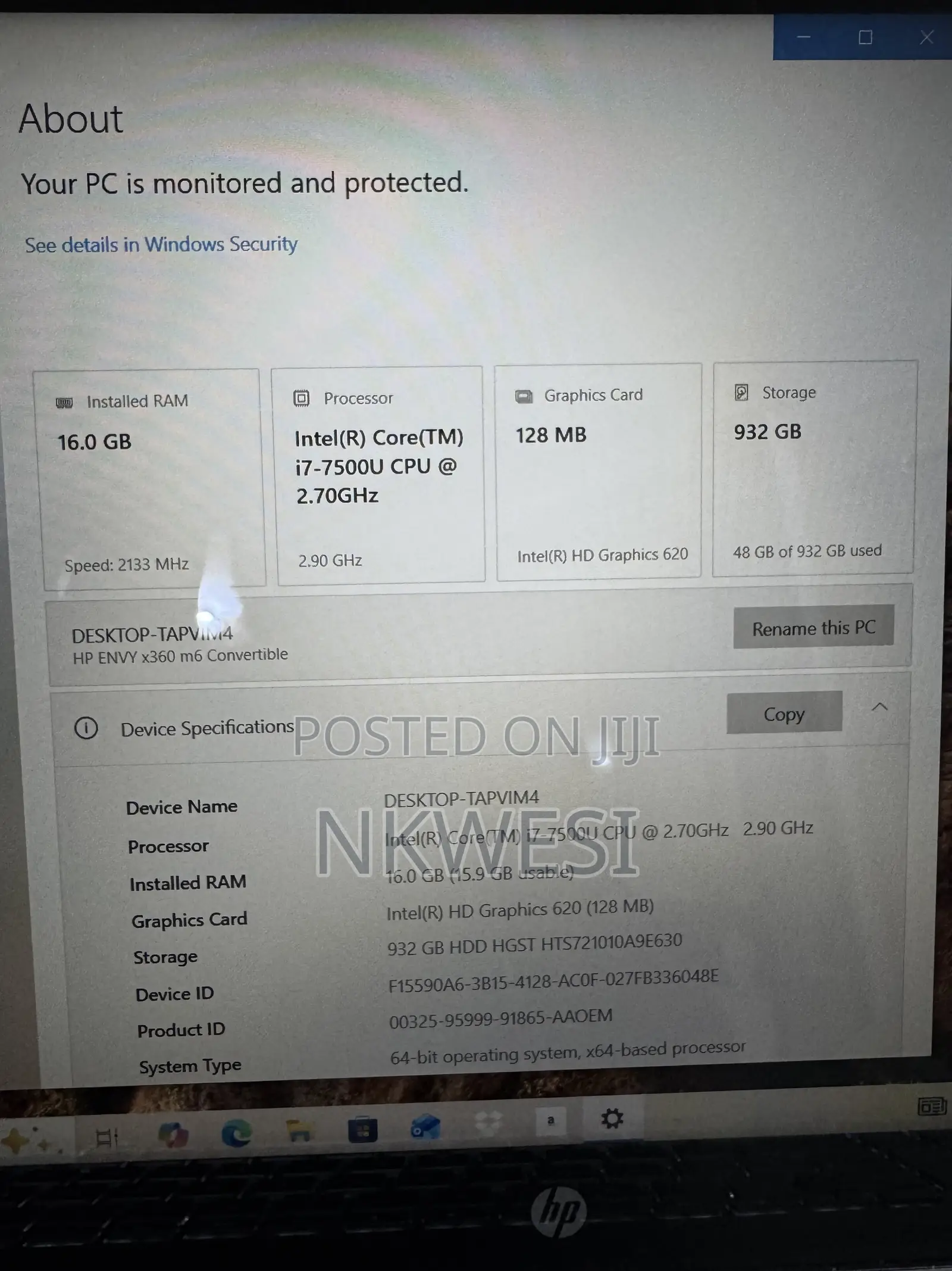 Laptop HP Envy x360 16GB Intel Core i7 SSD 1T
