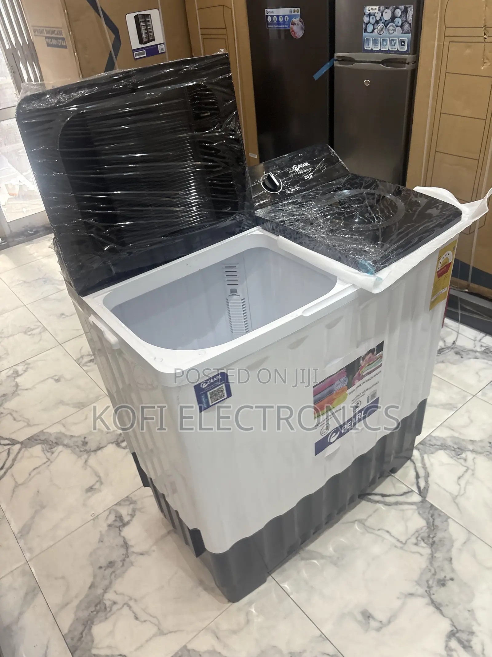 Energy-Saving Top-Load Washer 20Kg Pearl Semi-Automatic