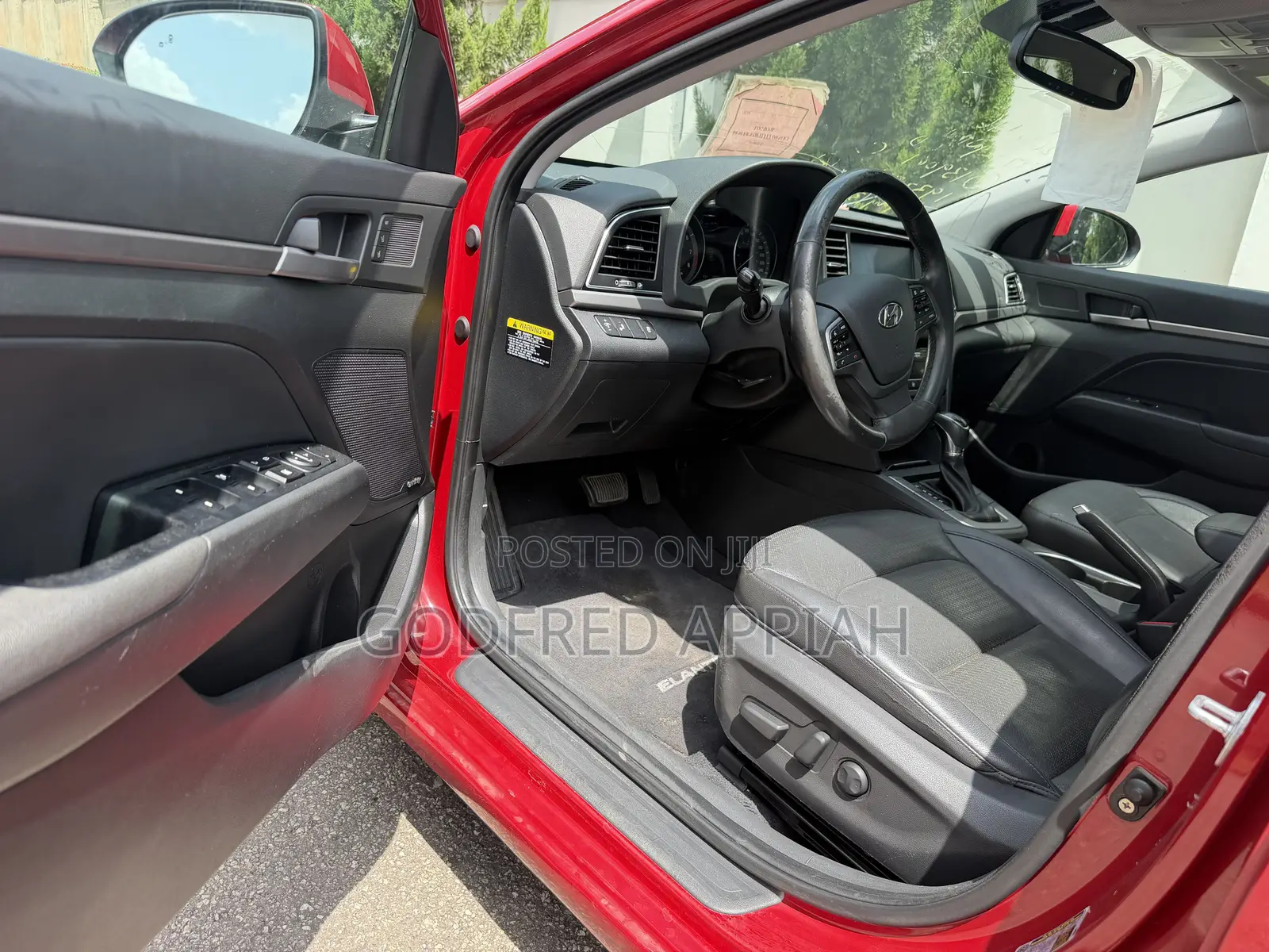 Hyundai Elantra Limited 2018 Red