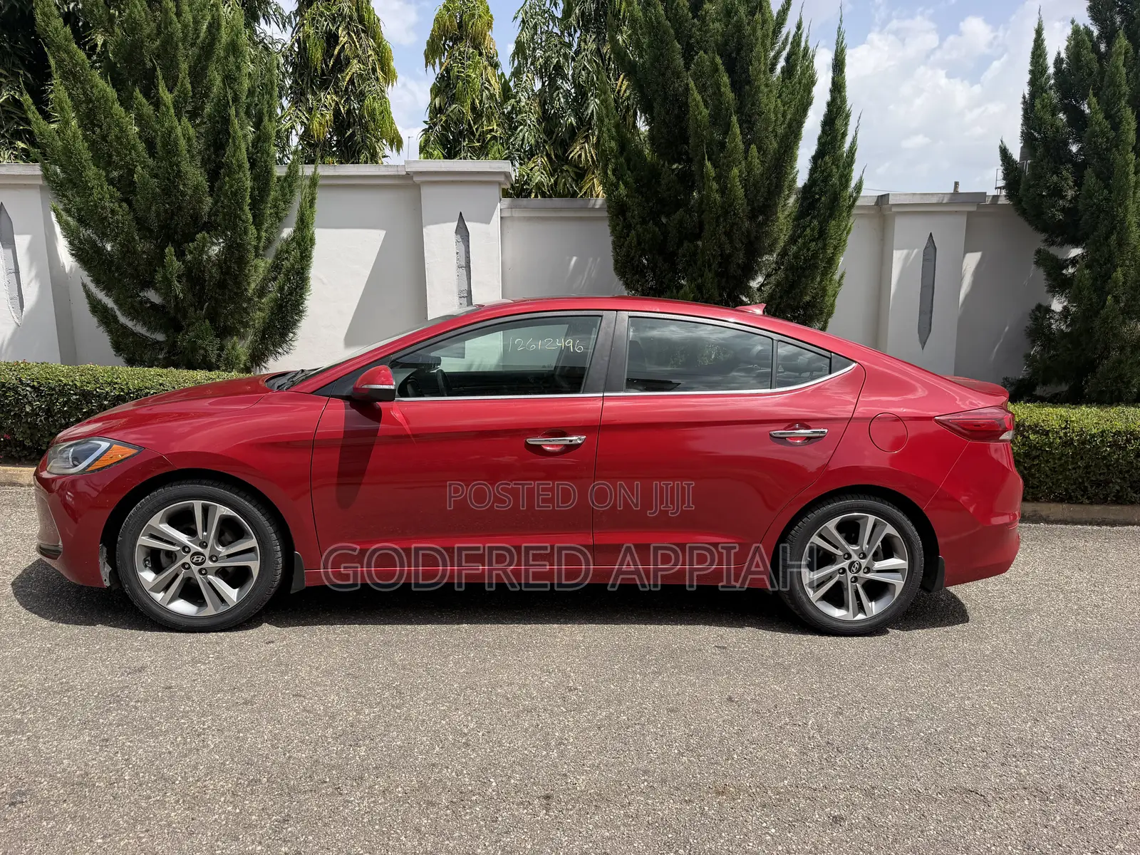 Hyundai Elantra Limited 2018 Red