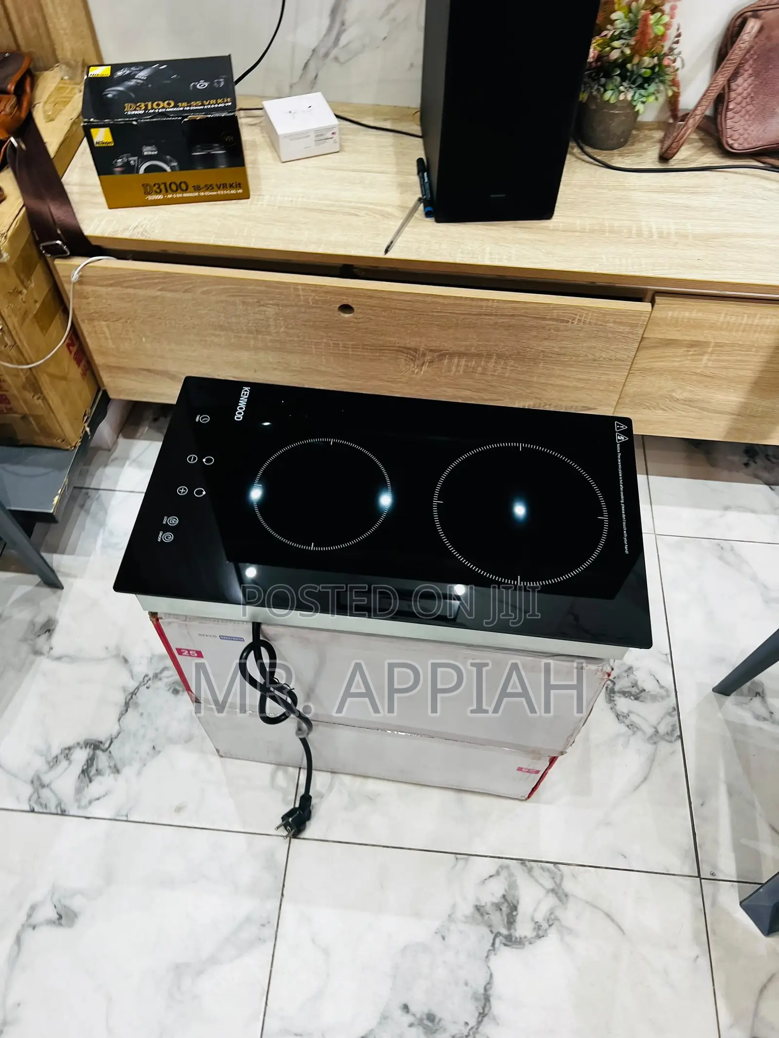 Exceptional Performance Kenwood 2 Electric Hob(Black)