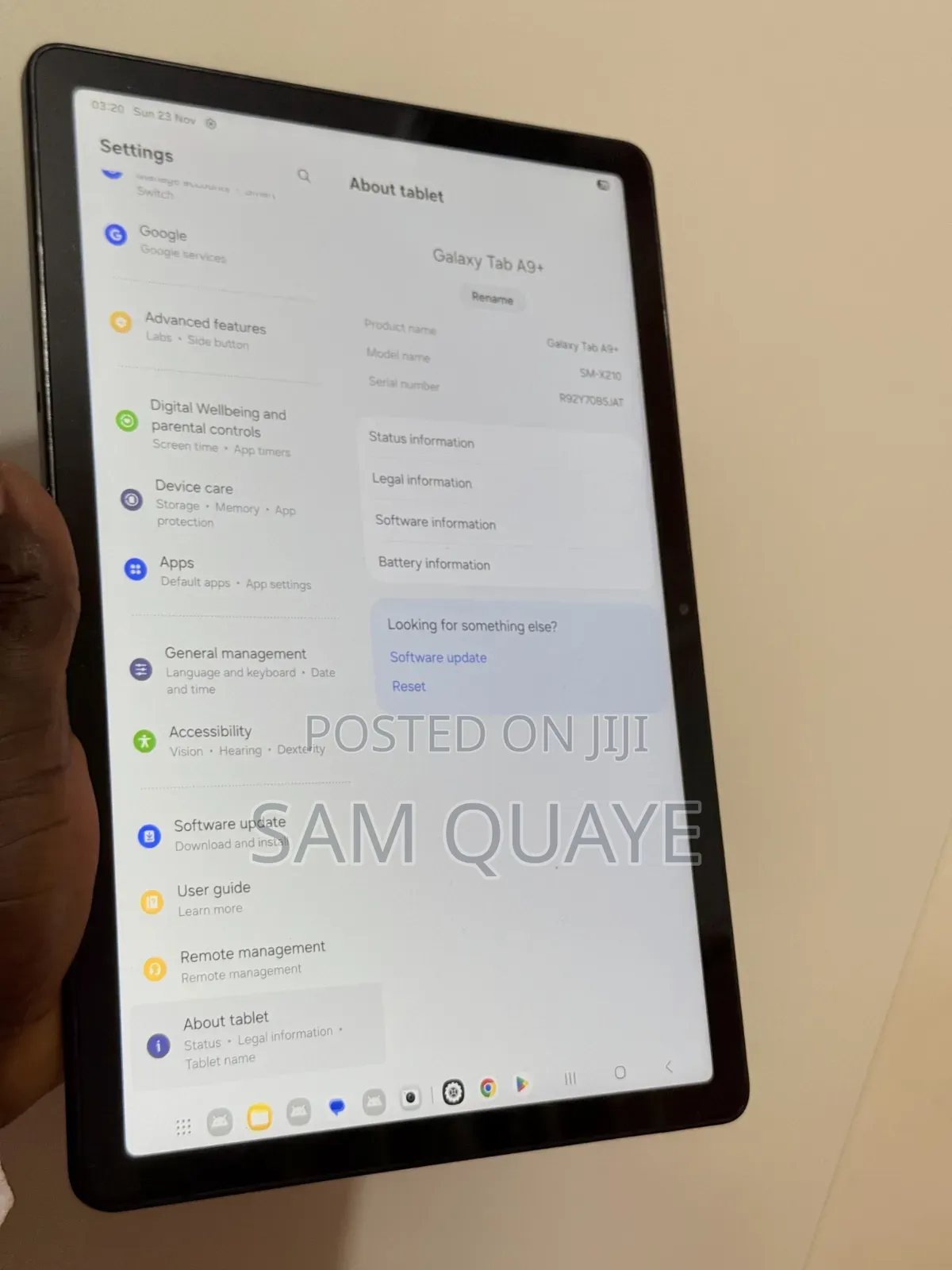 Samsung Galaxy Tab A9+ 128 GB Black