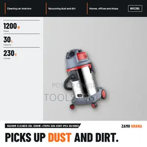 Vacuum Cleaner 30L 1200W >17Kpa 220-230v Ipx4 50/60Hz - NVC30L