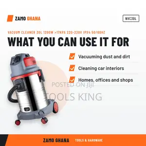 Vacuum Cleaner 30L 1200W >17Kpa 220-230v Ipx4 50/60Hz - NVC30L