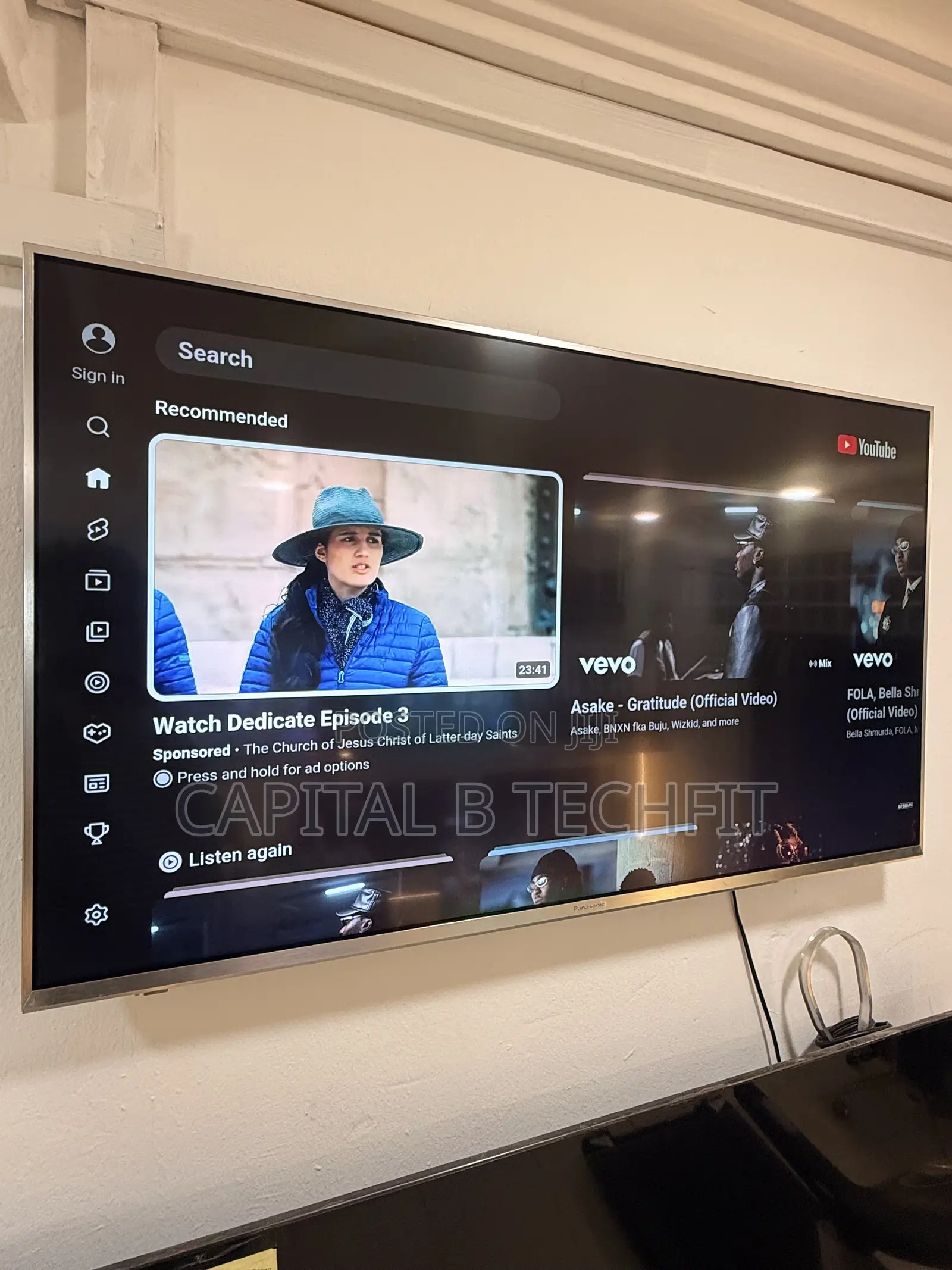 43inches Full Digital Satellite 4k UHD HDR SMART Panasonic TV