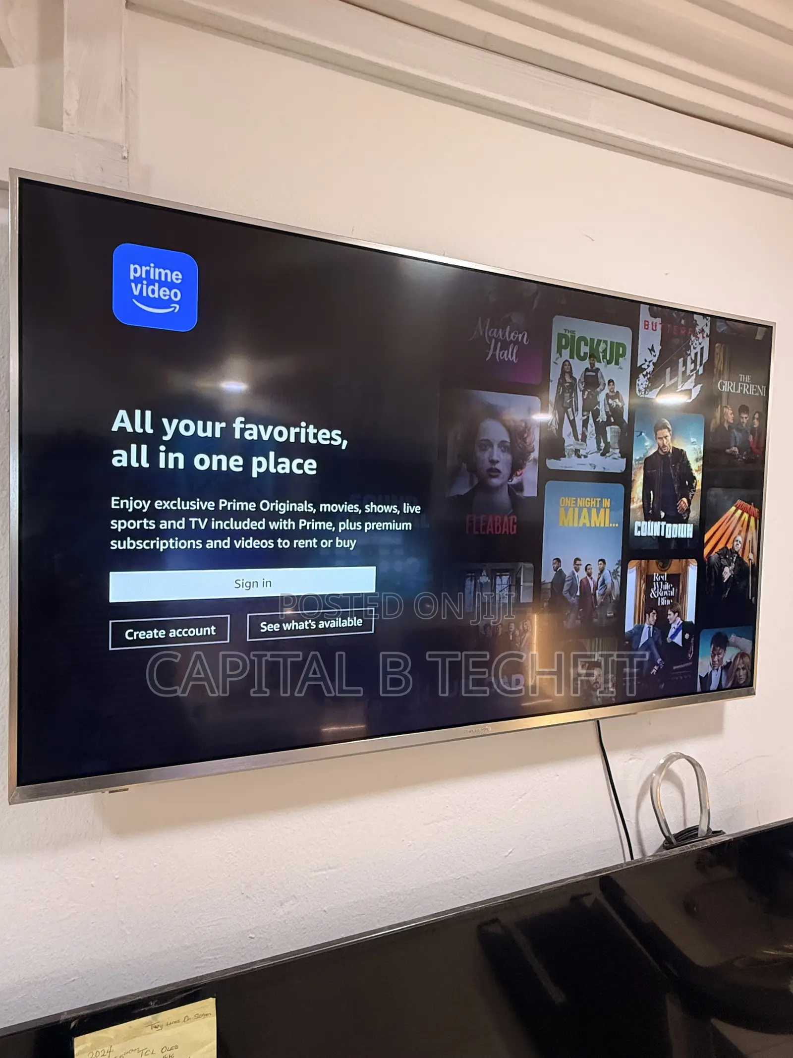 43inches Full Digital Satellite 4k UHD HDR SMART Panasonic TV
