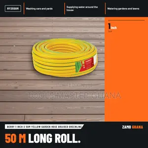 Berry 1 Inch X 50M Yellow Garden Hose Braided Greenline - MY2550M