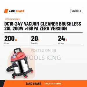 Dc18-24v Vacuum Cleaner Brushless 20L 200W >16Kpa Zero Ver - NBVC20L-0
