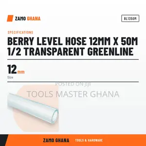 Berry Level Hose 12Mm X 50M 1/2 Transparent Greenline - BL1350M