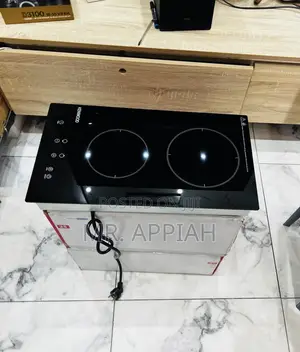 Ceramic Touch Screen Kenwood 2 Electric Hob(Black).