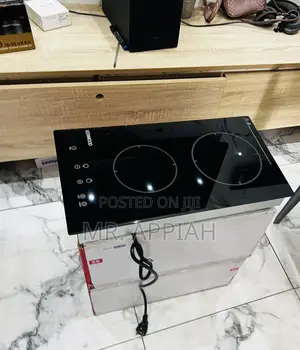 Ceramic Touch Screen Kenwood 2 Electric Hob(Black).