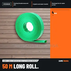 Berry 4 Inch X 50M Outlet Hose Flat Mermaid Greenline - MFB10050M