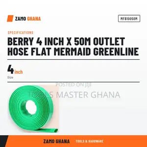 Berry 4 Inch X 50M Outlet Hose Flat Mermaid Greenline - MFB10050M