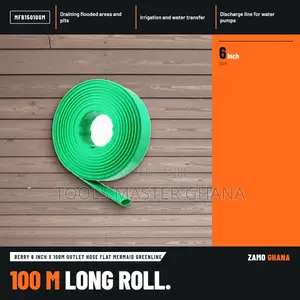 Berry 6 Inch X 100M Outlet Hose Flat Mermaid Greenline - MFB150100M