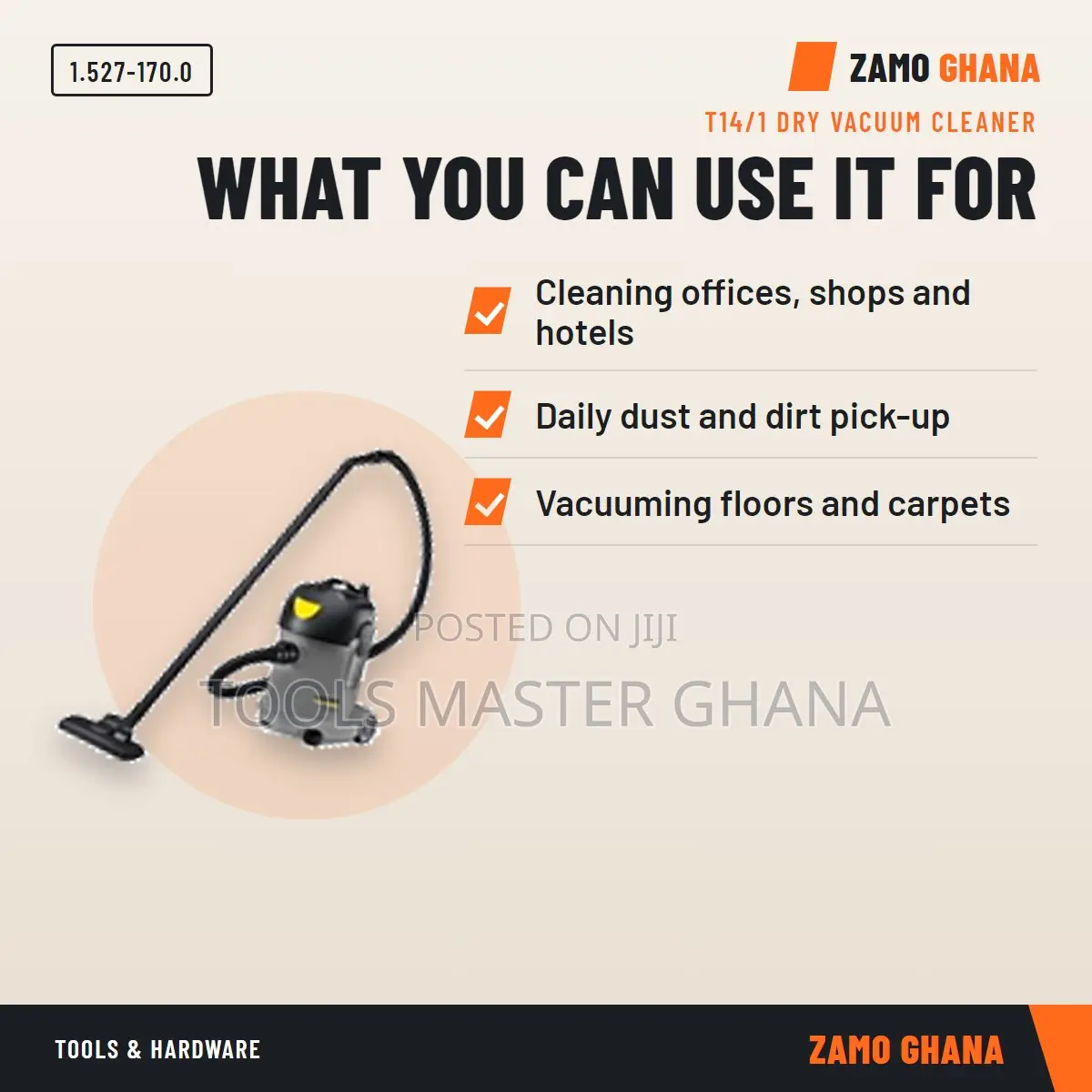 T14/1 Dry Vacuum Cleaner - 1.527-170.0