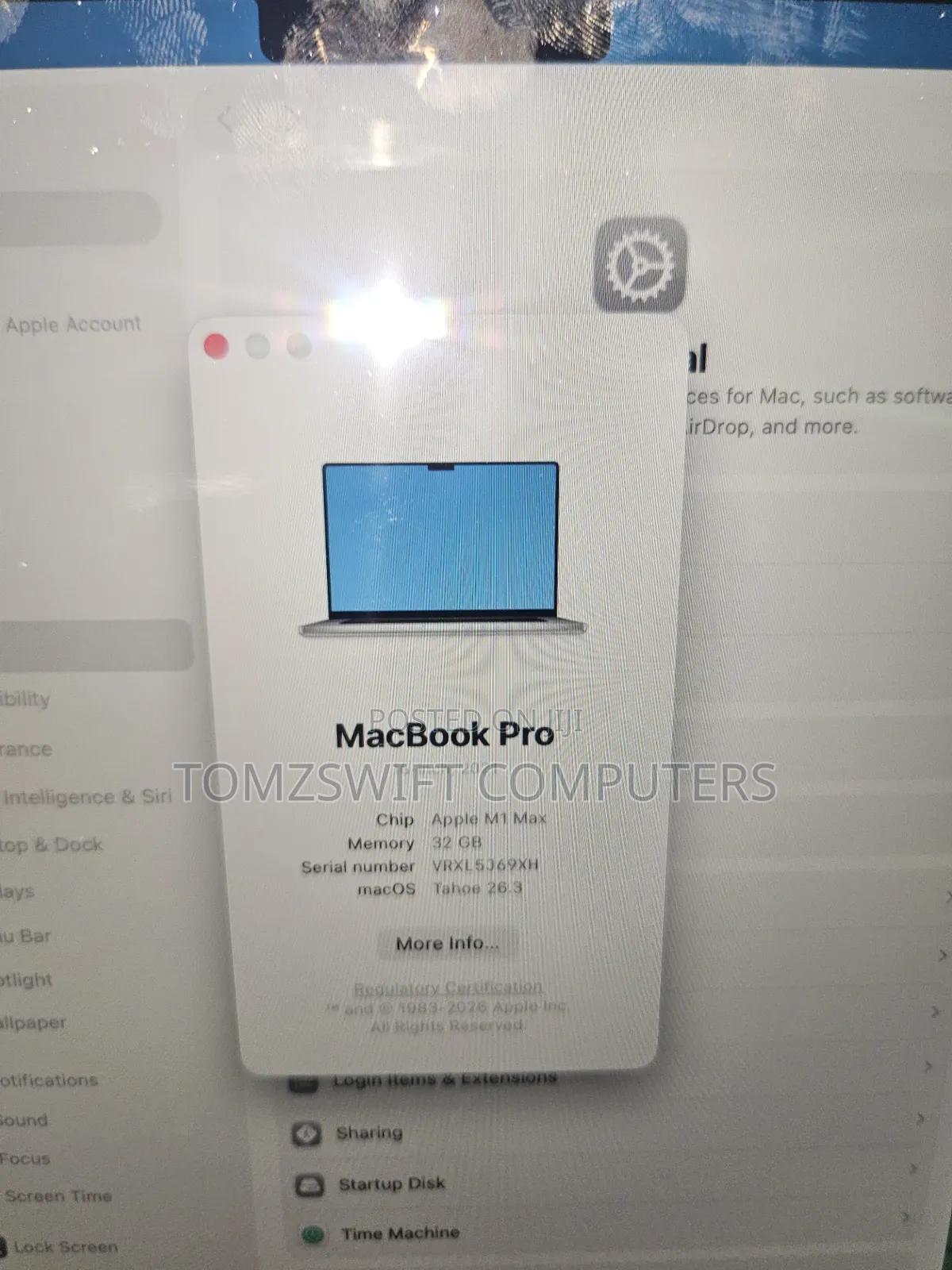 Desktop Computer Apple Mac Pro 32GB Apple M1 Max SSHD (Hybrid) 1T