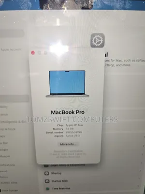Desktop Computer Apple Mac Pro 32GB Apple M1 Max SSHD (Hybrid) 1T