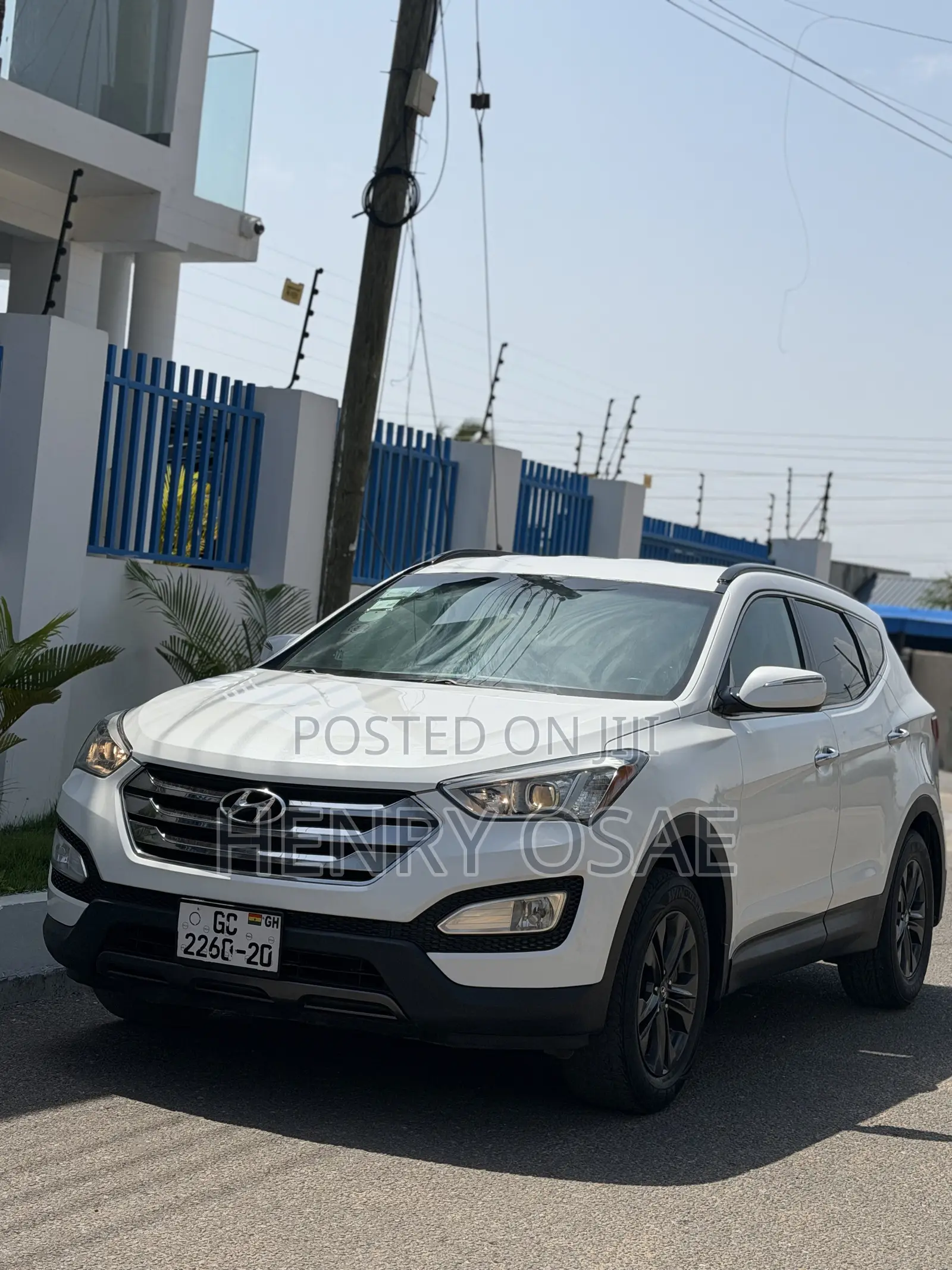 Hyundai Santa Fe 2015 White