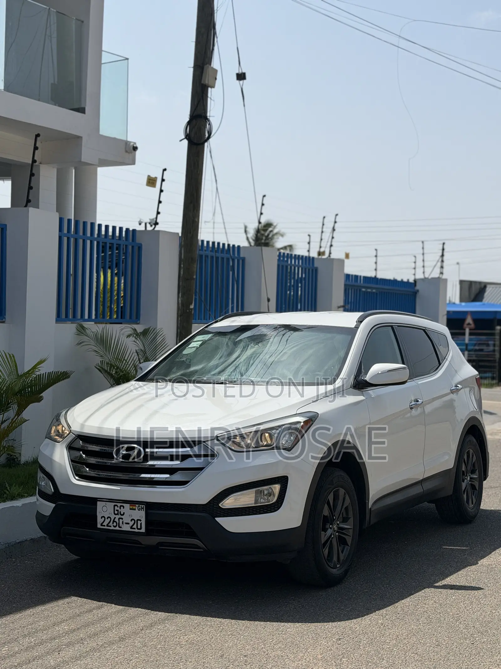 Hyundai Santa Fe 2015 White