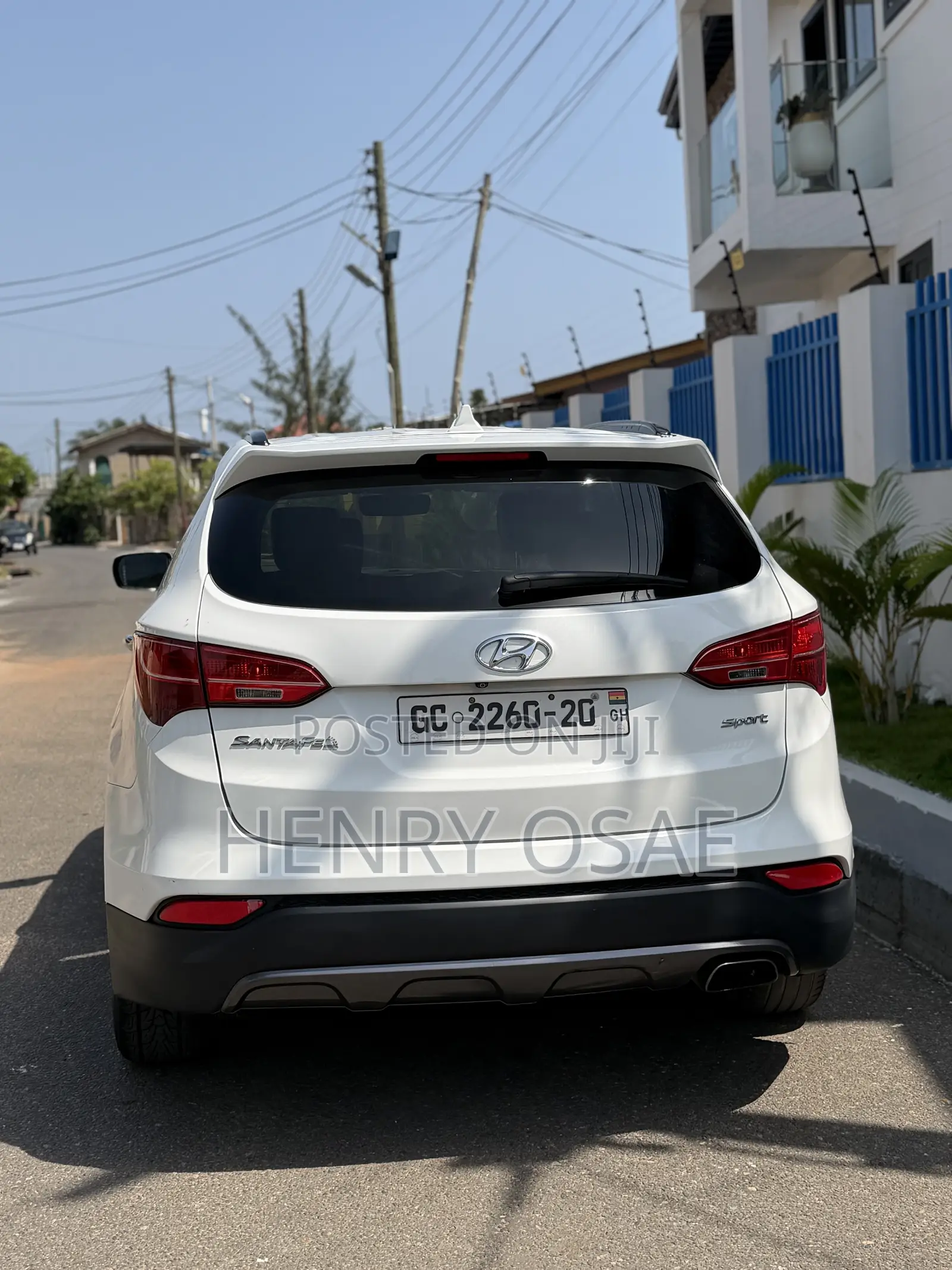 Hyundai Santa Fe 2015 White