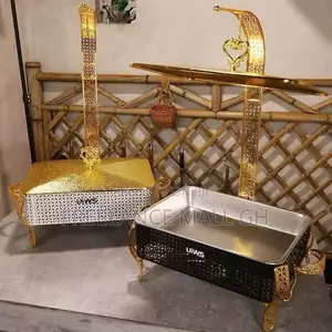 Gold and Silver Chaffing Dish