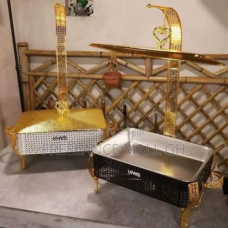 Gold and Silver Chaffing Dish