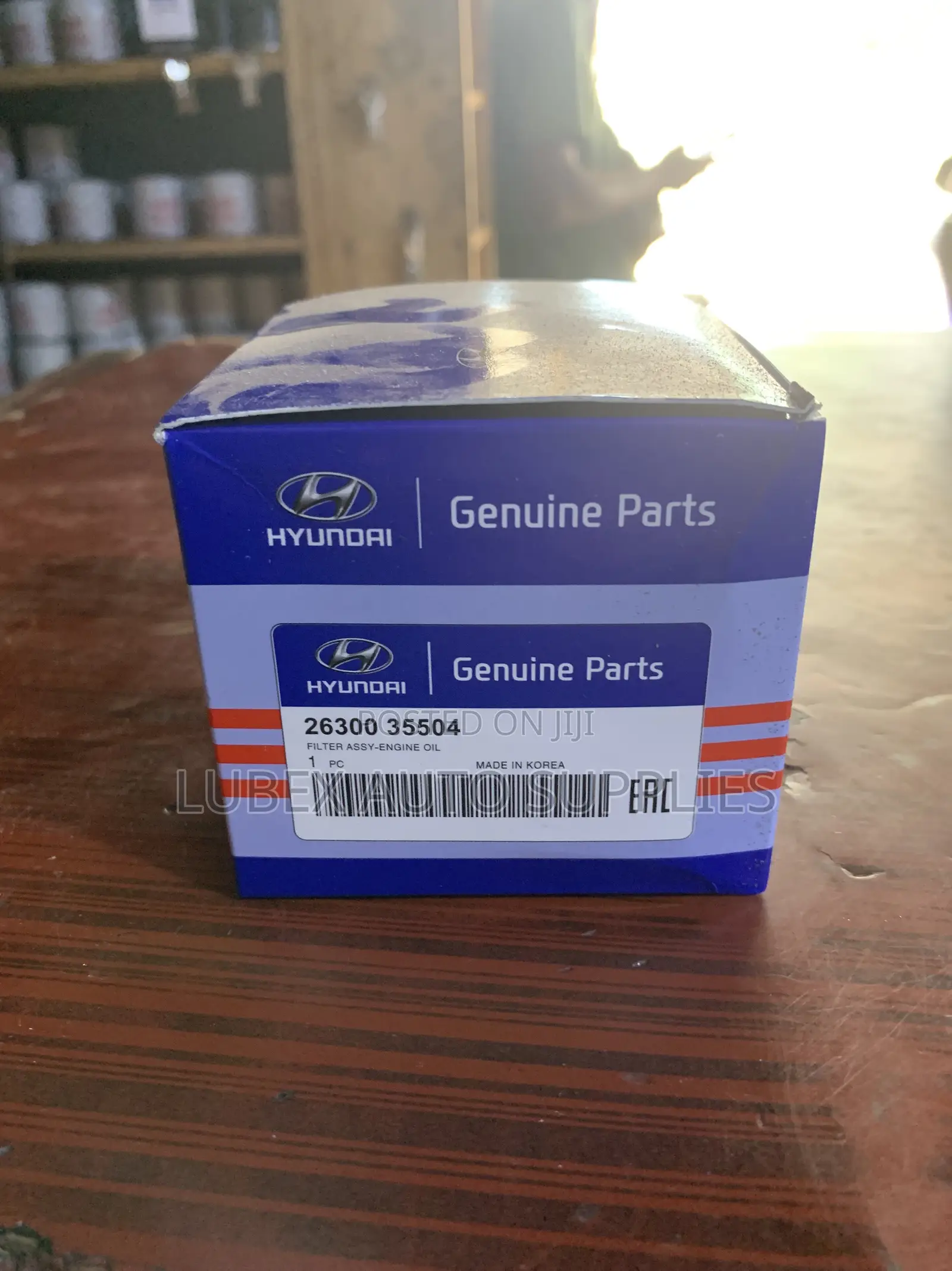 Genuine Parts HYUNDAI 26300 35504 Oil Filter