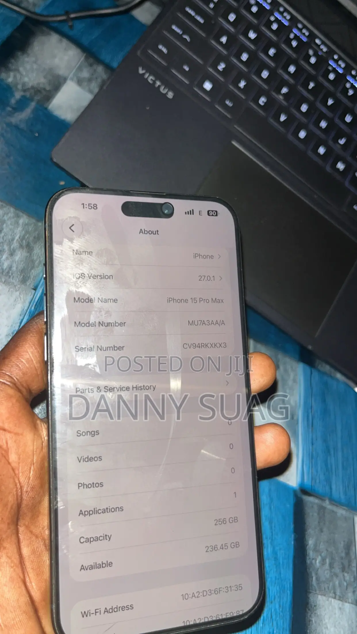 Apple iPhone 15 Pro Max 256 GB Blue