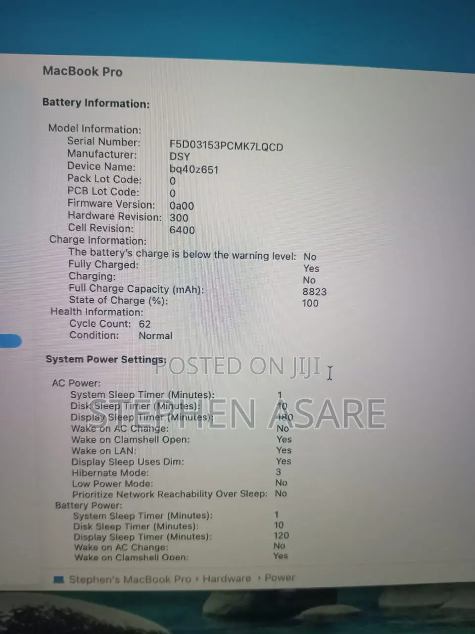 Laptop Apple MacBook Pro 2019 32GB Intel Core i9 SSD 1T