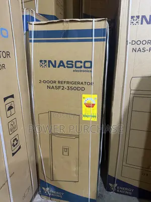 NASCO NASF2-350DD Double-Door Refrigerator – 288 Litres