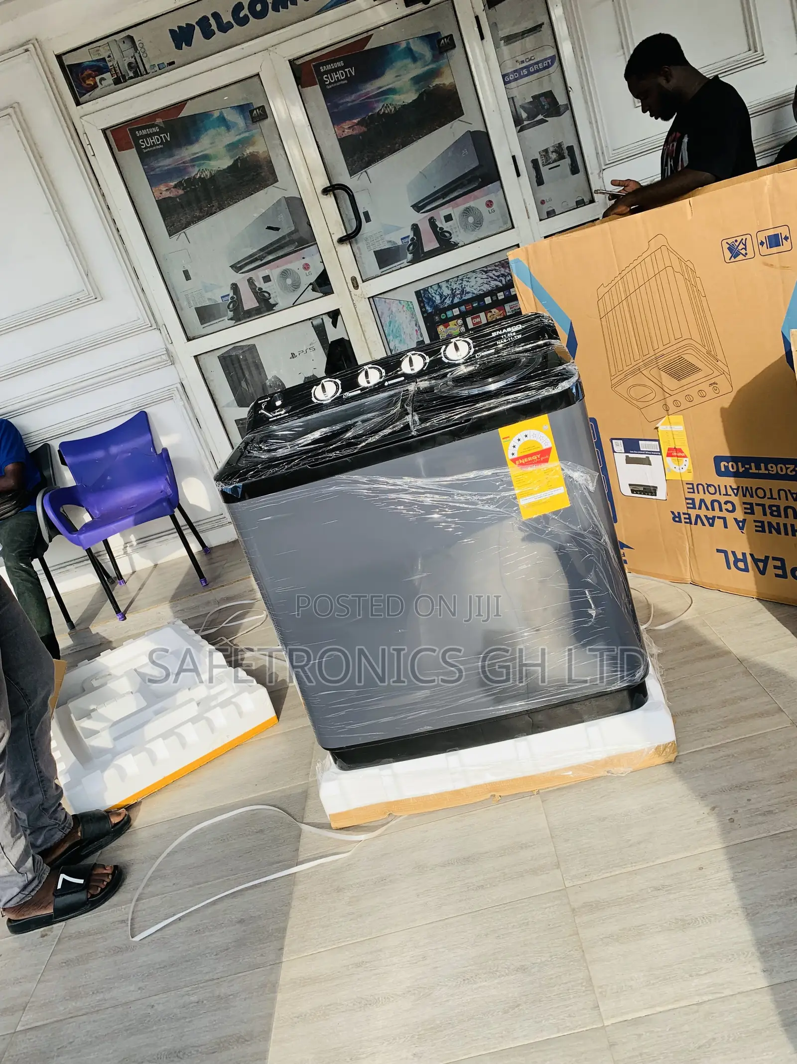 Neatly Sealed Nasco 11kg TopLoad (Wash-Nova) WashingMachine