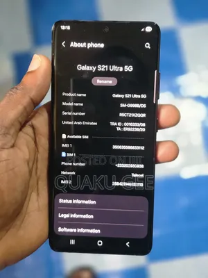 Samsung Galaxy S21 Ultra 5G 256 GB Black