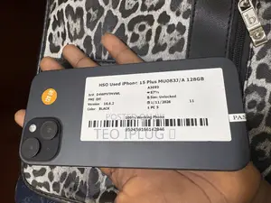 Apple iPhone 15 Plus 128 GB Black