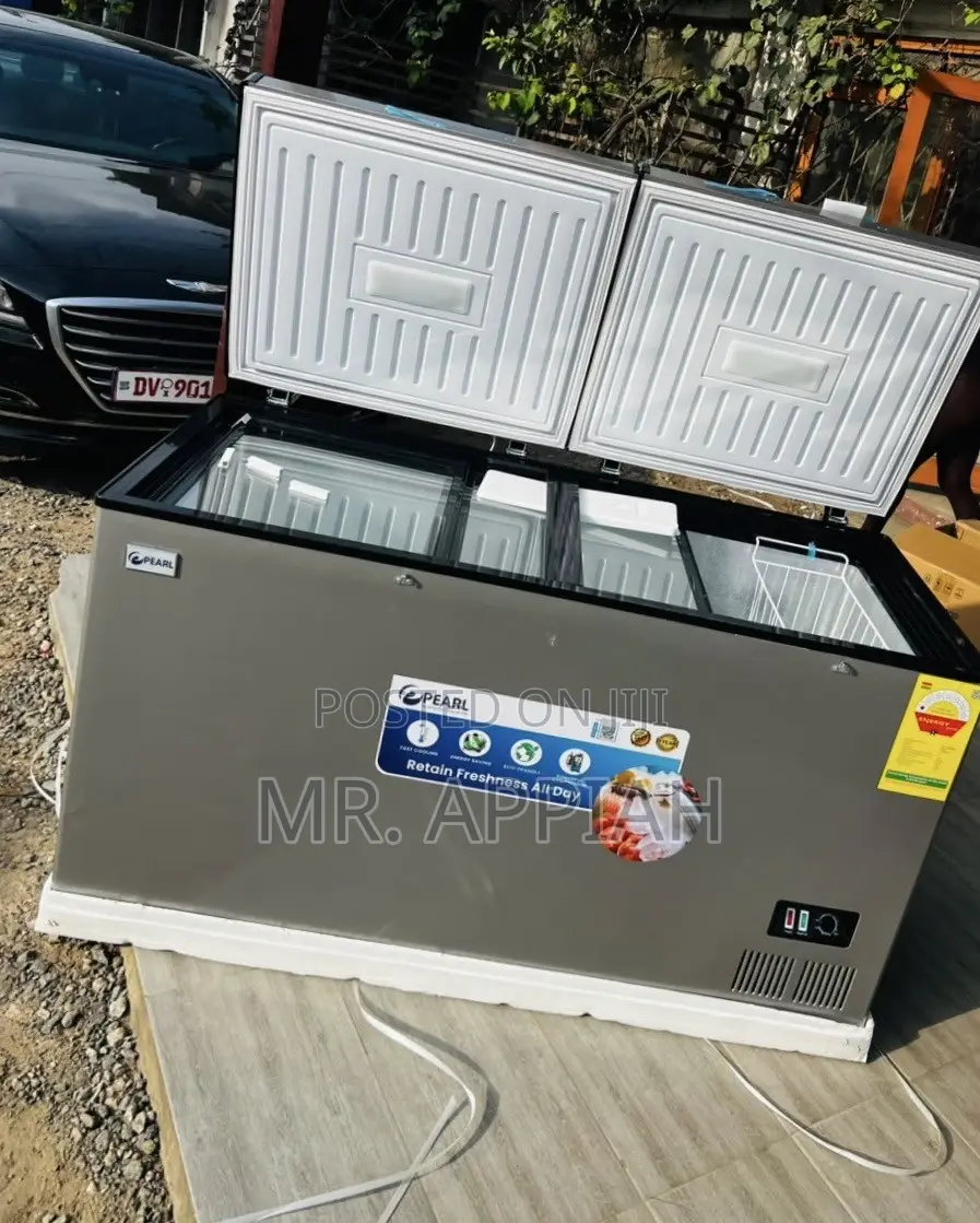 High Quality Double Door 418L Pearl PCF-5310-6F Freezer