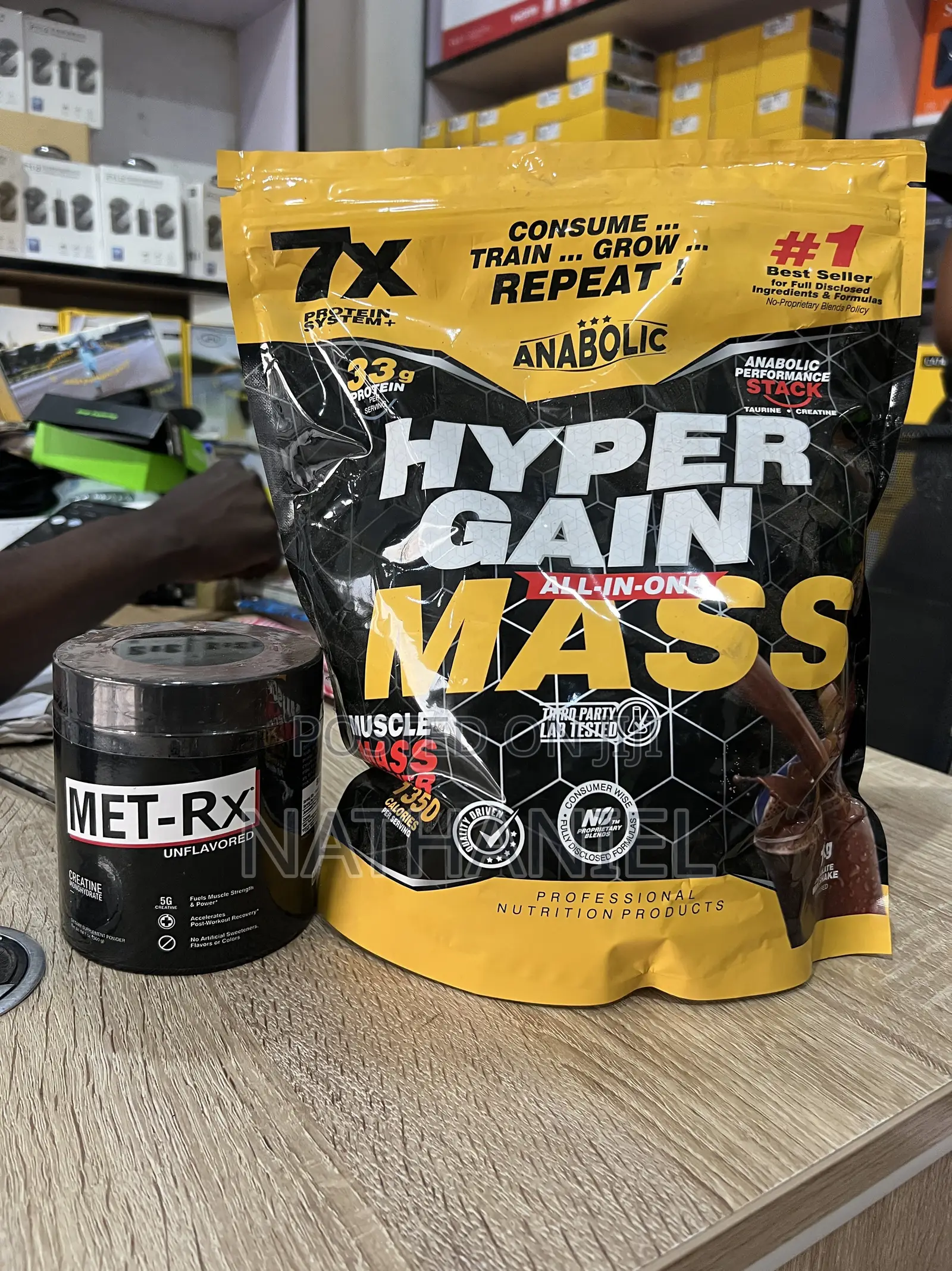 7X Hyper Gain + MET-Rx Creatine Muscle Combo