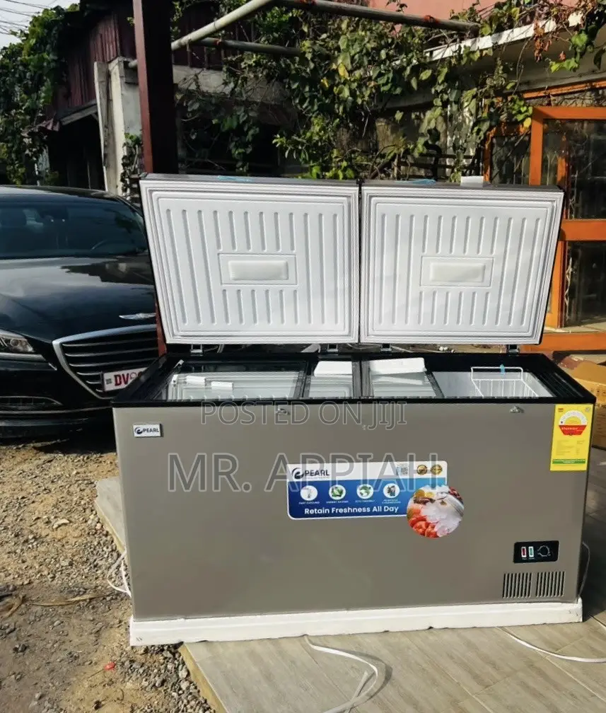 Check Out Adorable Pearl 418L Chest Freezer(Double Door).