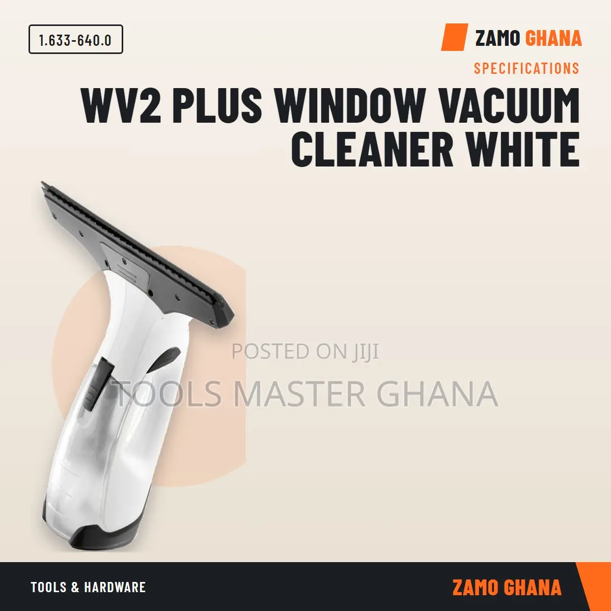 Wv2 Plus Window Vacuum Cleaner White - 1.633-640.0