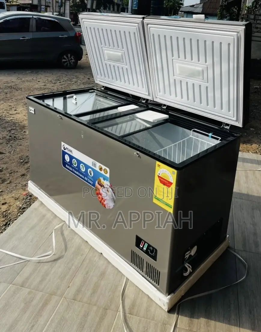 Fast Freezing Pearl PCF-5310-6F 2 Door Chest Freezer(418Liters)