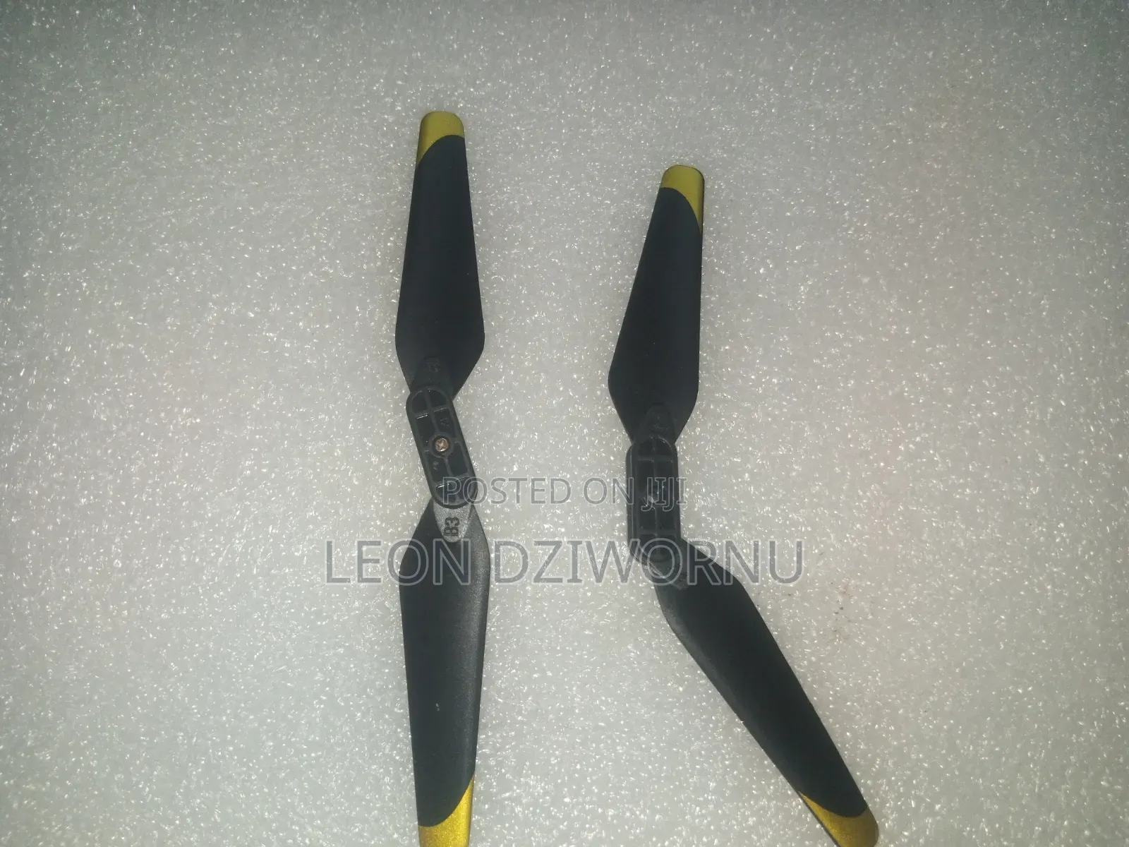 Replacement Folding Drone Propeller Blades (Yellow Tip)