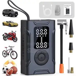 Tire Inflator Portable Electric Air Compressor Digital Pressure Gauge