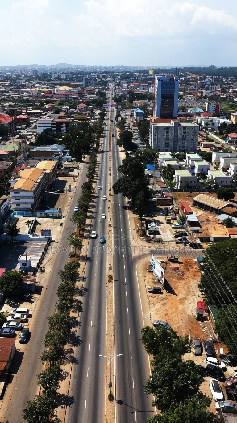 1.29 Acres of Major Road Side Lands at Achimota for Sale