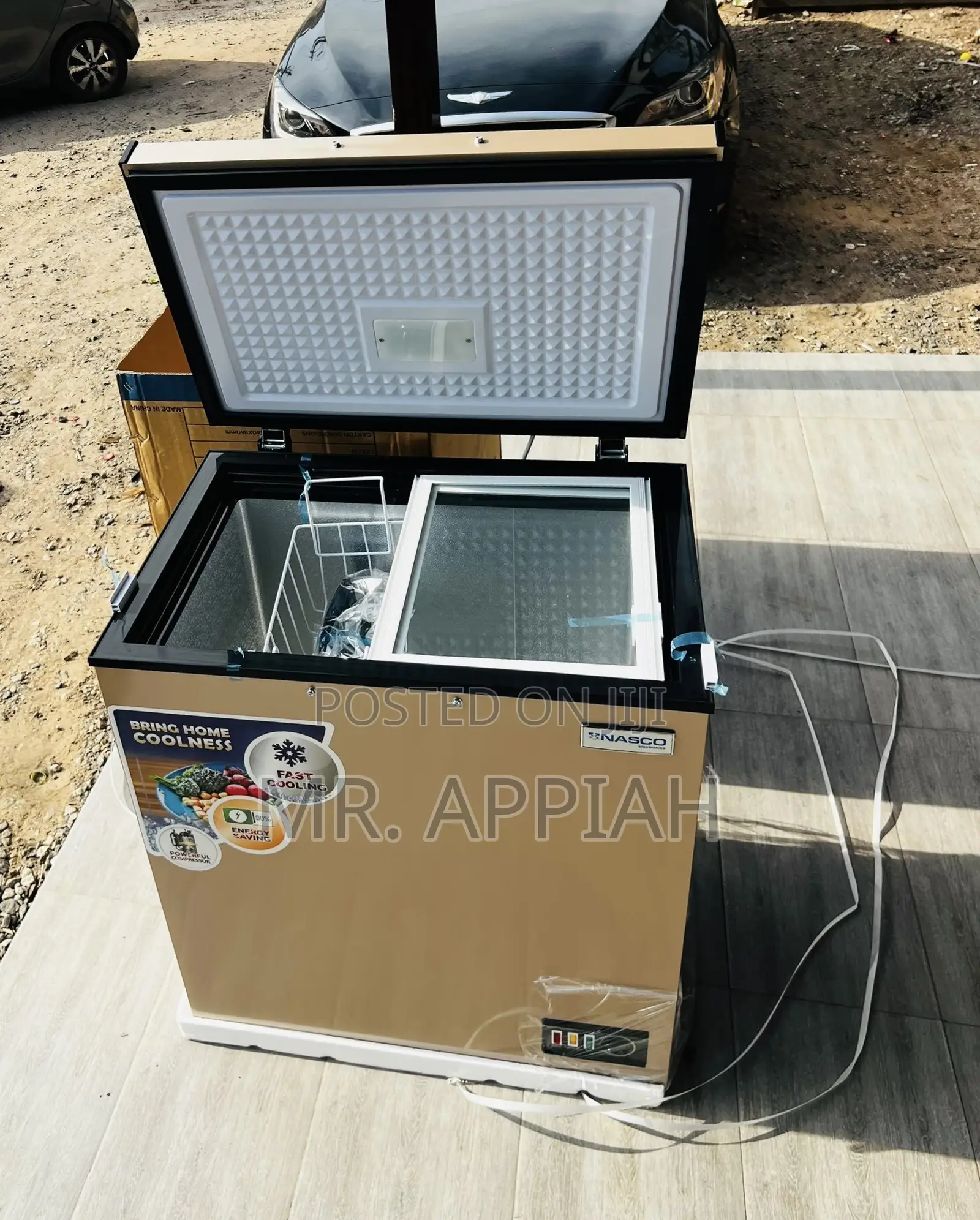 Super Classic Nasco Chest Freezer(Gold)Nas200fl,150Liters