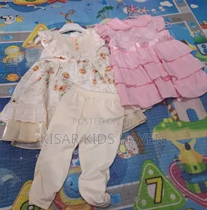 3 Pieces Baby Girl Dress 0 to 6months ( Reduced to Clear)